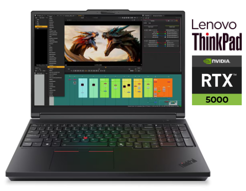 Laptop Lenovo ThinkPad P16 Gen 3, 9 275HX, 96GB RAM, 2TB SSD, RTX PRO 5000
