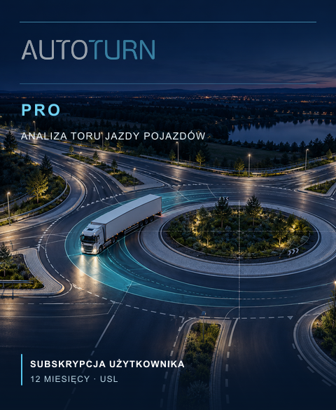 AutoTURN Pro – 12 miesięcy – Subskrypcja użytkownika (USL)